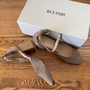 No. 6 Cara Ankle Strap Heel